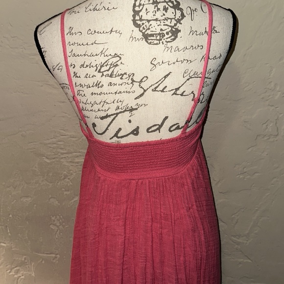 💕Free People Barbiecore Boho Pink Santorini Maxi Dress - Picture 3 of 6